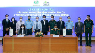 NovaGroup hợp tác xây dựng Trung tâm vận chuyển cấp cứu đường hàng không