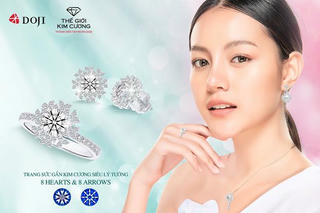 DOJI và Thế Giới Kim Cương tặng quà trị giá tới 20 tỷ đồng dịp 8/3