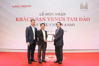 Khách sạn Venus Tam Đảo đạt tiêu chuẩn 4 sao đầu tiên của Tam Đảo