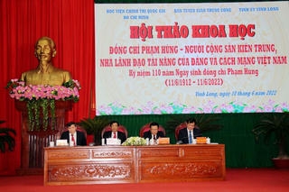 Đồng chí Phạm Hùng - Người cộng sản kiên trung, nhà lãnh đạo tài năng của Đảng và cách mạng Việt Nam