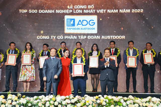 Tập đoàn Austdoor 3 năm liên tục vào Top 500 doanh nghiệp lớn nhất Việt Nam