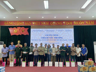 Kỷ niệm 70 năm Điện Biên Phủ: Chia sẻ yêu thương, tri ân cựu chiến binh 