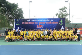 Giải tennis Nam Đàn mở rộng nhân dịp kỷ niệm 134 năm ngày sinh Chủ tịch Hồ Chí Minh diễn ra thành công tốt đẹp