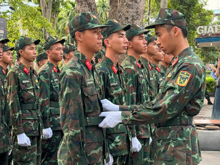  Tổng duyệt đội ngũ - diễu hành quần chúng kỷ niệm 70 năm Ngày Giải phóng Hải Phòng