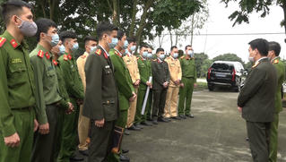 Giám đốc Công an tỉnh Hải Dương kiểm tra công tác phòng chống dịch Covid-19