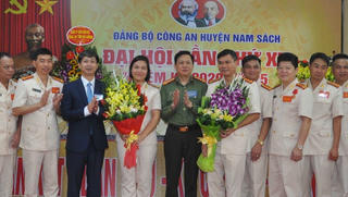 Công an huyện Nam Sách tổ chức thành công Đại hội nhiệm kỳ 2020 - 2025