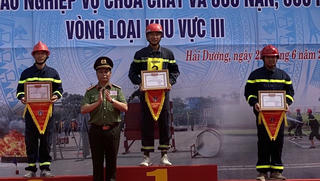 Hải Dương tổ chức thành công Hội thi thể thao nghiệp vụ chữa cháy và cứu nạn cứu hộ