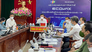 Hải Dương tổ chức Hội thảo trực tuyến về giải pháp “eCovax” – Chuyển đổi số phòng, chống dịch COVID-19