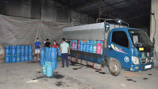 Hải Dương phát hiện cơ sở sang chiết trái phép hàng trăm tấn gas