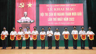 Khai mạc Hội thi Cán bộ ngành Tham mưu giỏi Bộ Tư lệnh Cảnh sát biển lần thứ nhất năm 2022