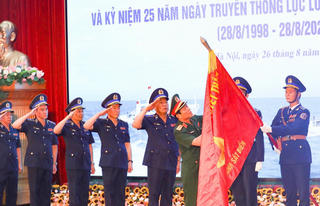 Cảnh sát biển Việt Nam: Vượt qua mọi khó khăn, luôn kiên quyết dũng cảm, đoàn kết hiệp đồng, giữ nghiêm pháp luật trên biển