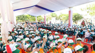 130.000 trẻ em mầm non và tiểu học Hà Nam thụ hưởng chương trình sữa học đường