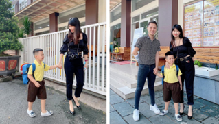 Dàn sao Vbiz nô nức đưa con đi nhập học