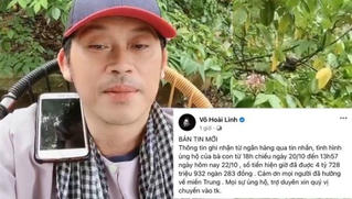 Hoài Linh chưa chuyển 13 tỷ đồng kêu gọi ủng hộ miền Trung?