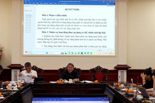 Hoàn thiện dự thảo Nghị quyết về cơ chế đặc thù cho xây dựng và thi hành pháp luật