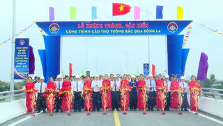 Hà Tĩnh: Khánh thành cầu Thọ Tường bắc qua sông La