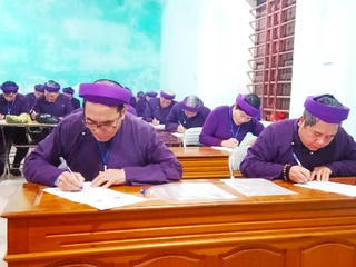 Độc đáo kỳ thi thầy lễ đền thờ Nguyễn Thị Bích Châu ở Hà Tĩnh