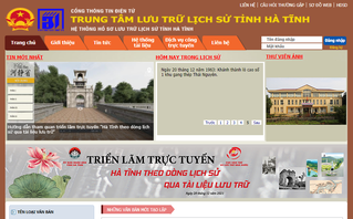 Hà Tĩnh tổ chức triển lãm 3D trực tuyến theo dòng lịch sử qua tài liệu lưu trữ