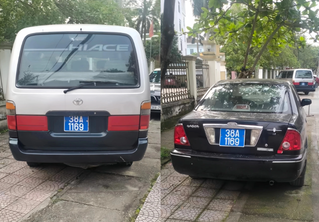 Xử phạt vụ 2 xe ô tô biển xanh cùng biển số ở Hà Tĩnh