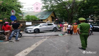 Nữ tài xế nghi đạp nhầm chân ga khiến 3 người nhập viện