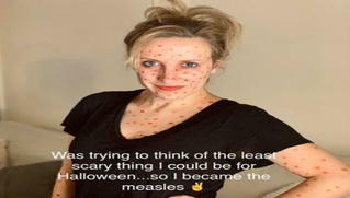 'Chơi trội' với màn hóa trang Halloween, người phụ nữ bị 'ném đá' dữ dội