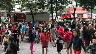 Cháy căn hộ ở chung cư HH Linh Đàm, hàng trăm dân cư tháo chạy 