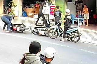 Bắt 'nóng' nhóm thanh thiếu niên chém nam sinh lớp 11 tại TP Phan Thiết