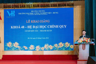 Trường Đại học Công nghiệp Việt - Hung long trọng tổ chức lễ khai giảng k48 hệ đại học chính quy 