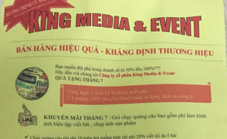 Hải Phòng : Khách hàng tố công ty truyền thông quảng cáo King Media “lừa đảo” 