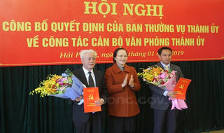 Bổ nhiệm loạt nhân sự mới ở Hải Phòng