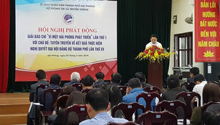 Phát động giải báo chí “Vì một Hải Phòng phát triển“
