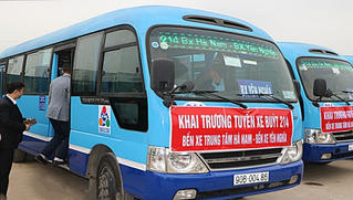 Khai trương tuyến xe buýt 214 Bến xe trung tâm Hà Nam – Bến xe Yên Nghĩa