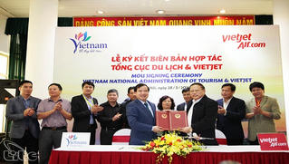 Vietjet Air hợp tác xúc tiến, quảng bá du lịch với Tổng cục Du lịch
