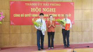 Phó Giám đốc Sở Tư pháp Hải Phòng giữ chức Phó Bí thư Quận ủy Kiến An