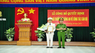 Đại tá Vũ Thanh Chương giữ chức Giám đốc Công an TP Hải Phòng