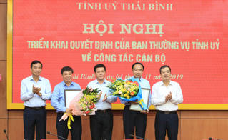 Thái Bình có tân Trưởng Ban Tổ chức Tỉnh ủy