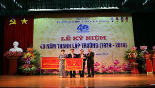 Đại học Y Dược Hải Phòng:  40 năm, đào tạo hơn 13.000 bác sỹ, dược sỹ và trên 2.800 tiến sỹ, thạc sỹ