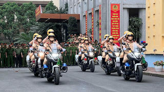 Công an TP.Hà Nội xuất quân bảo đảm an ninh trật tự tại kỳ SEA Games 31