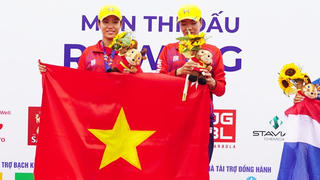 Rowing “cán mốc” 6 HCV tại SEA Games 31