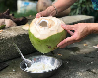 Cơm chan nước dừa – độc đáo hương vị miền Tây