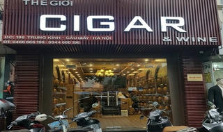 Phát hiện cửa hàng Thế giới xì gà bán hàng không rõ nguồn gốc