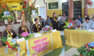 Vấn đáp Thiền Tông tại chùa Tân Diệu, Long An