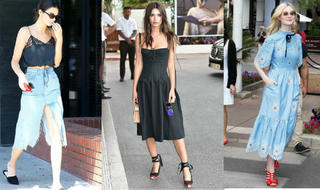 Sao Hollywood chuộng váy midi trẻ trung cho ngày hè rực rỡ
