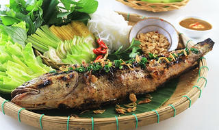 Đậm đà cá lóc nướng miền Tây