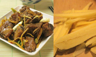 Mềm ngon sườn non kho gừng