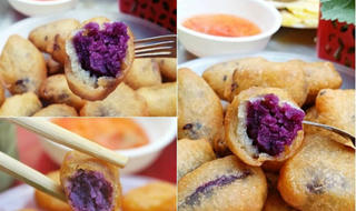 Tự làm khoai lang kén cho con trẻ ở nhà