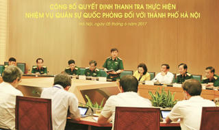 70 năm xây dựng, chiến đấu và trưởng thành của Ngành Thanh tra quốc phòng 