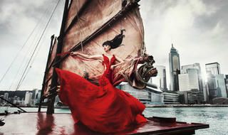 Jessica Minh Anh làm show trên tàu hạng sang ở Hong Kong