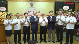 Thanh Tra Bộ Tư Pháp đón nhận Huân chương Lao động hạng ba trong dịp kỷ niệm 40 năm thành lập