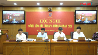 Bộ Tư pháp tổ chức Hội nghị sơ kết công tác Tư pháp 06 tháng đầu năm 2023